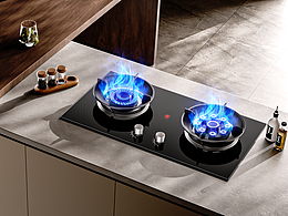 欧太灶台商业摄影 电炉产品的光影艺术与商业级修片